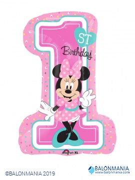 Balon 1 Minnie Mouse rojstnodnevni