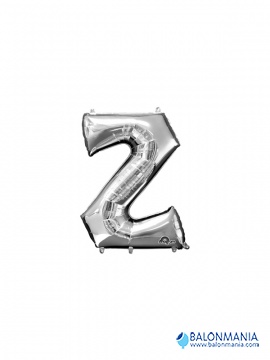 Balon Z srebrni mini