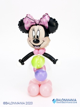 Balonska namizna dekoracija - Minnie Mouse