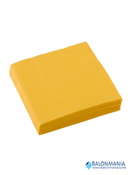 Serviete-prtički rumene papirnate (20 kom)