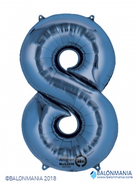 Balon 8 moder številka
