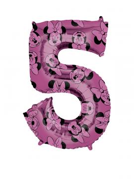Balon 5 rojstni dan Minnie številka