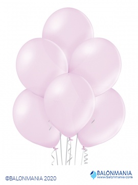 Balon roza metal, lateks (50 kom) 